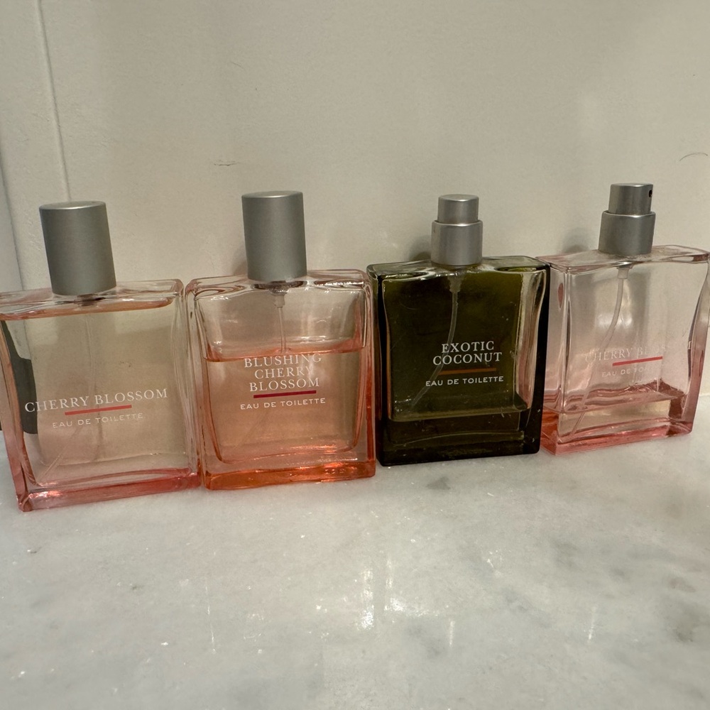 Bath & Body Works Perfumes Cherry & Blushing Blossoms & Exotic Coconut